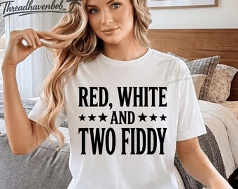 4. Juli 2013 Shirt, Rot, Weiß, Blau, Blau, Grün, Handbemalt, 4.Juli 2018