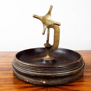 Antique Nutcracker, Vintage Nutcracker,  La Belle Edwardian Articulated Walnut Bowl, Old Nut Crackers, Non-christmas Antique Nutcracker