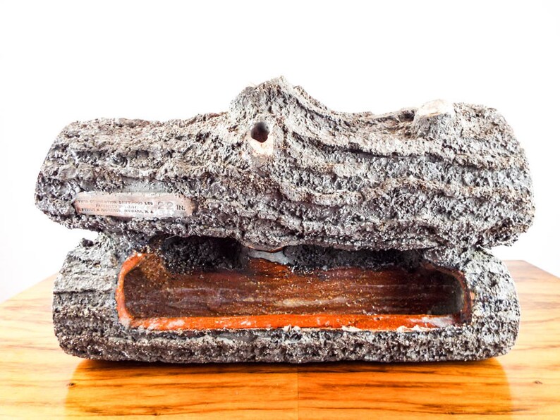 Rare Antique Strait Richards Terra Cotta Driftwood Gas Etsy