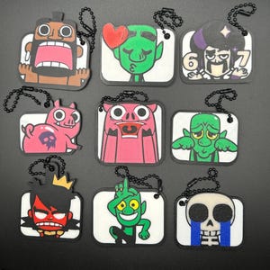 Clash Emote Keychains