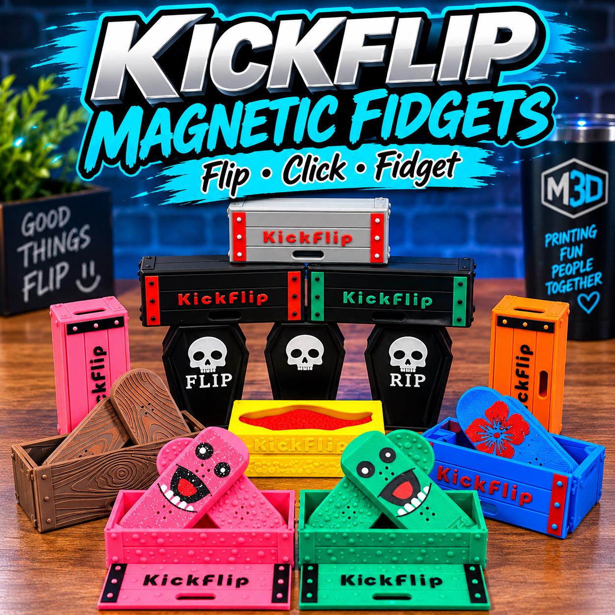 Kickflip Magnetic Deck - Etsy