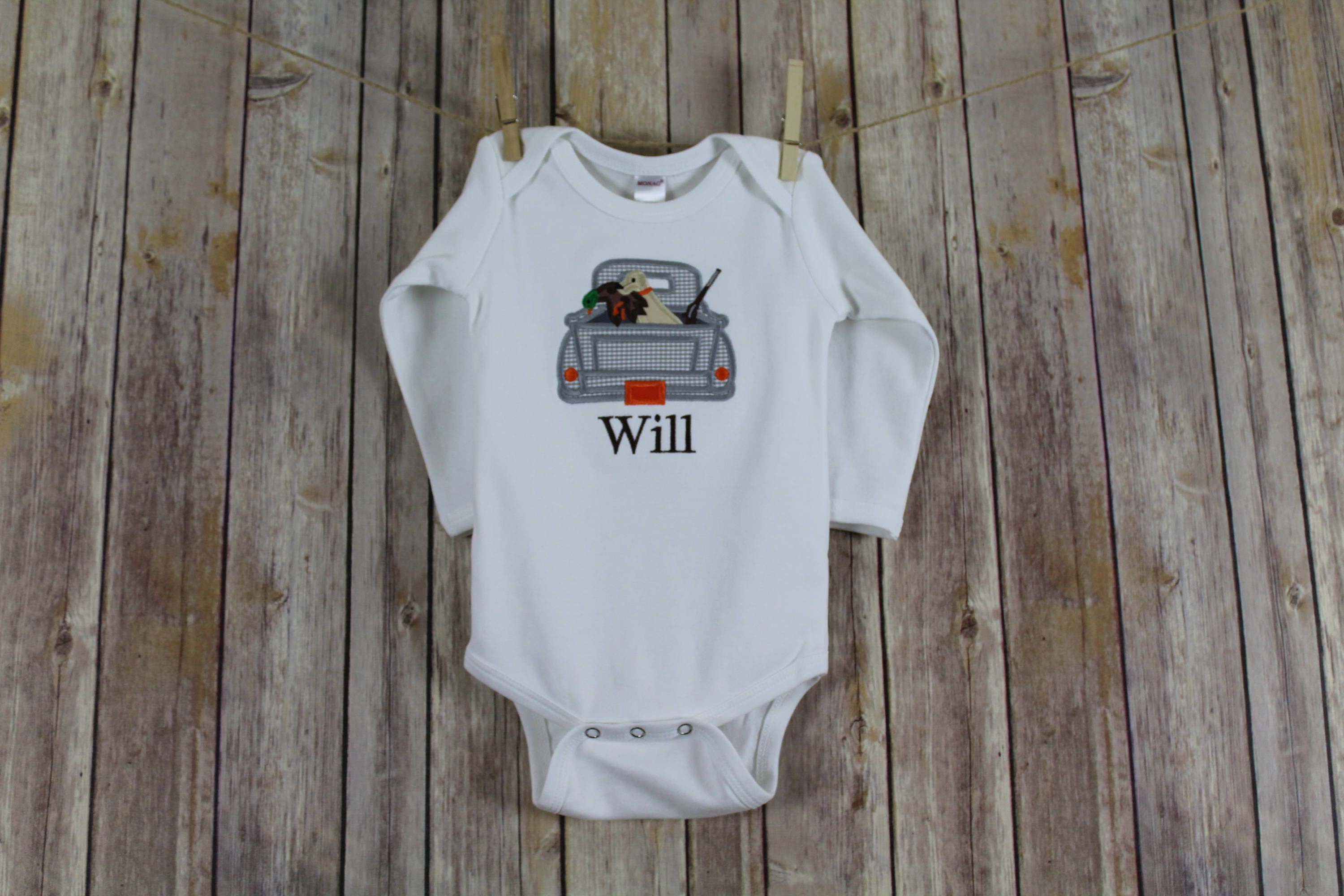 Duck Hunting Baby Outfit Personalized Hunting Shirt Toddler Etsy
