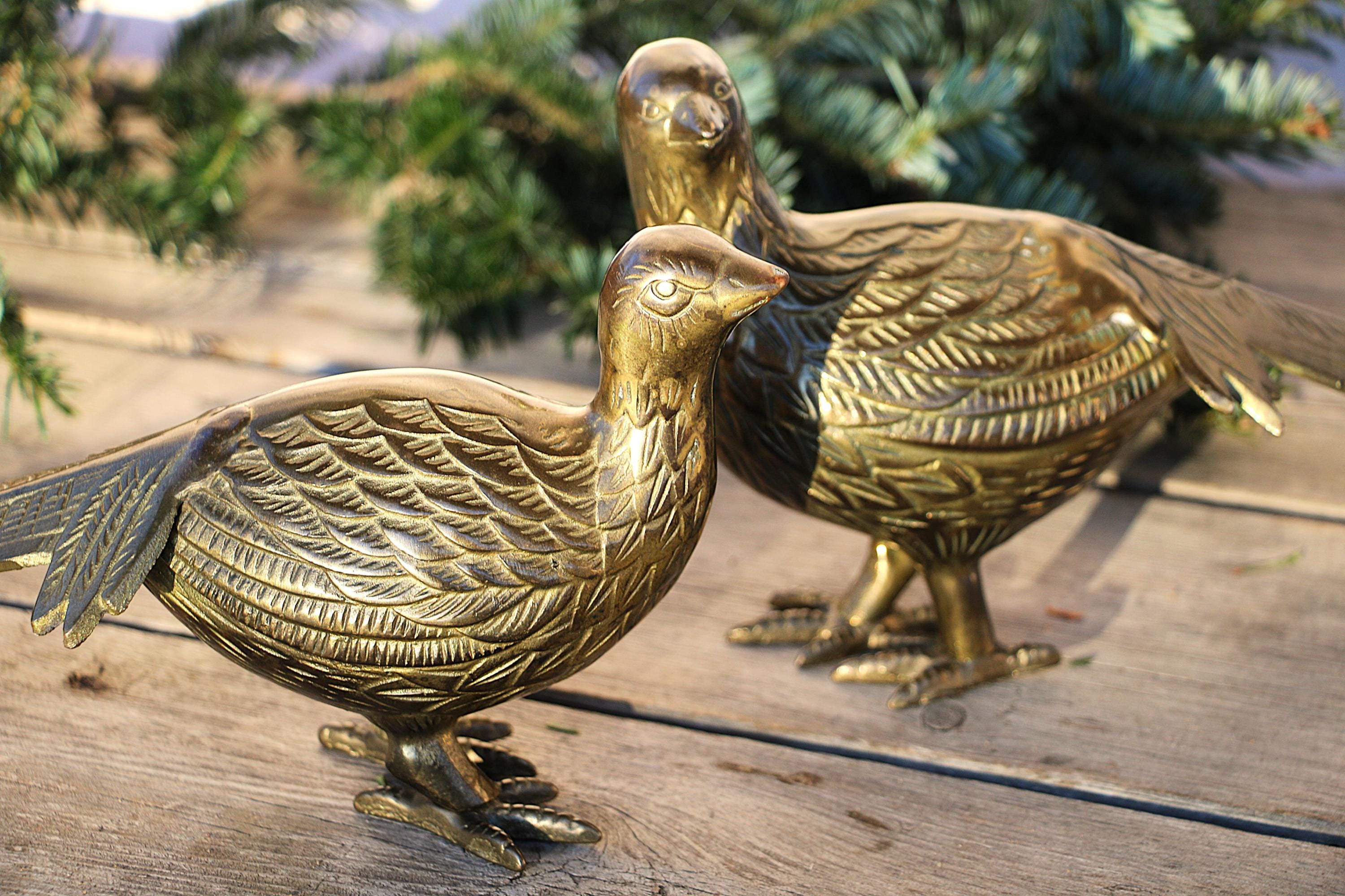 Bouton Ancien Oiseau En Laiton Argenté - XIXe Siècle - France - Diamètre 20 Mm