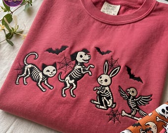 Embroidered Veterinary Technician Halloween Comfort Colors Shirt,  Vet Assistant Gifts, Veterinary Radiologist Gifts, Animals Lover Gift