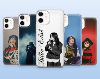 Funda para teléfono Billie Eilish, funda icónica de la cantante para iPhone 17Pro, 16, 15, 14, 13, 12, Samsung S26, S25, S24, S23Fe, A16, A56, Pixel 10, 9Pro