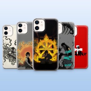 Fire Force Phone Case Shinra Anime Otaku Cover for iPhone 17Pro, 16, 15, 14, 13, 12, Samsung S26, S25, S24, S23Fe, A16, A56, Pixel 10, 9Pro