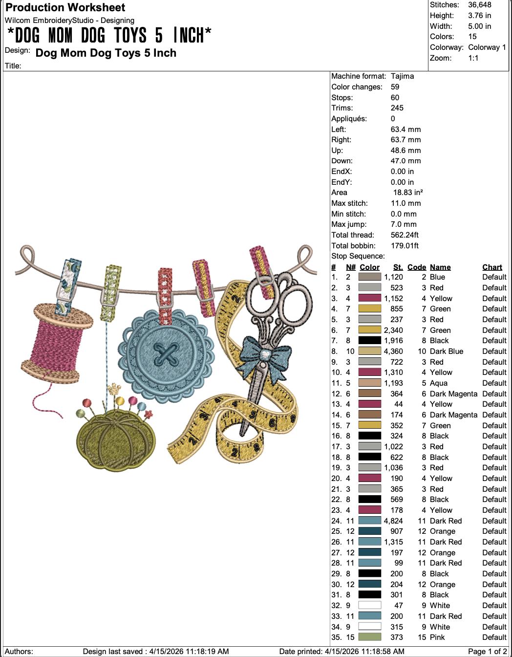 Sewing Tools Embroidery Design File: Spools, Scissors, Tape, Machine ...