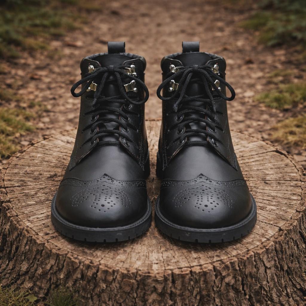 Mens Black Dress Boots - Etsy UK
