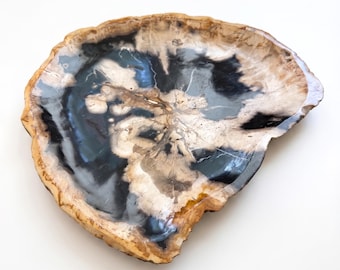 Natural Stone Serving Plate 13"