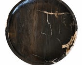 Petrified Wood Serving Tray 12"