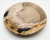 Petrified Wood Serving Plate 12"