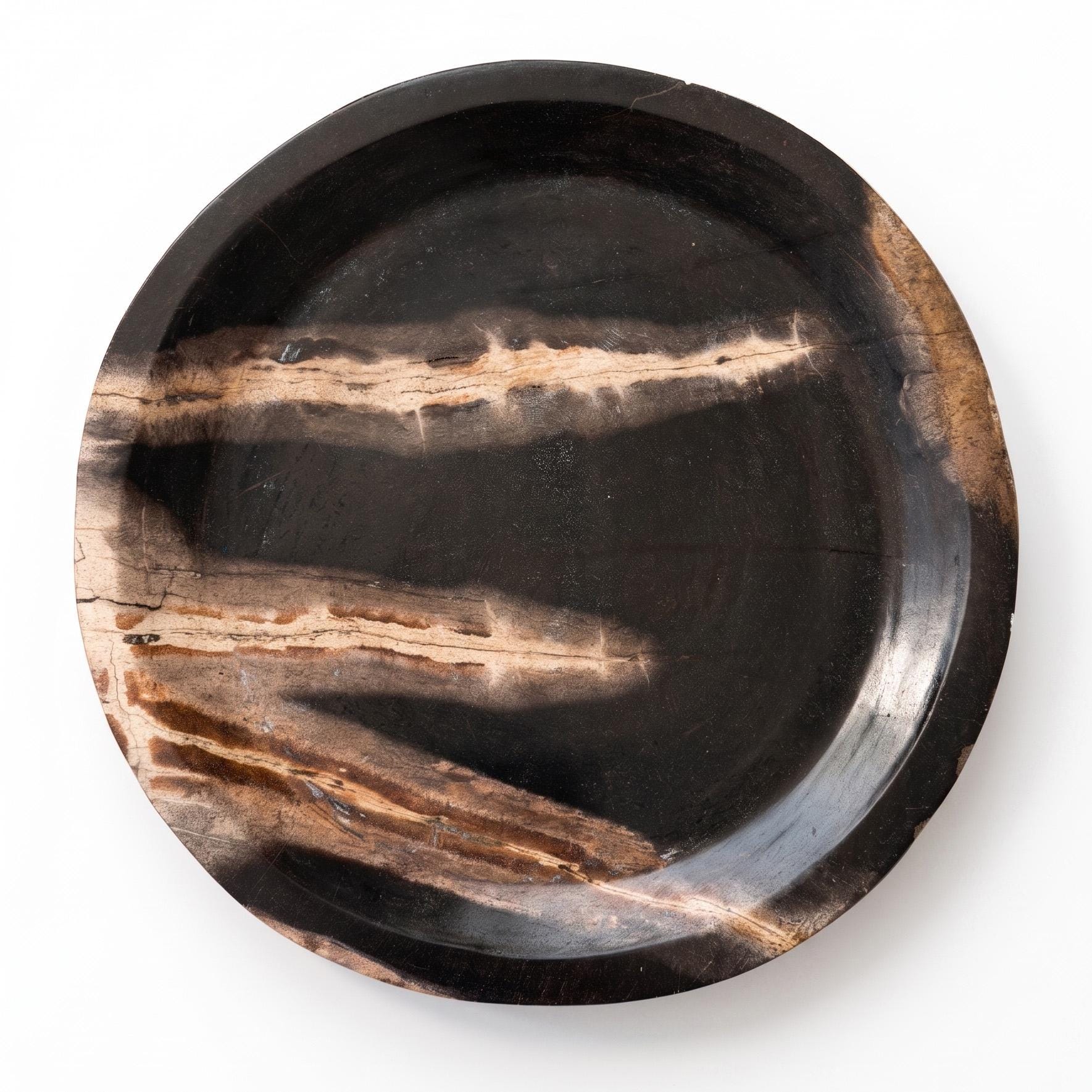 Petrified Wood Plate 6"