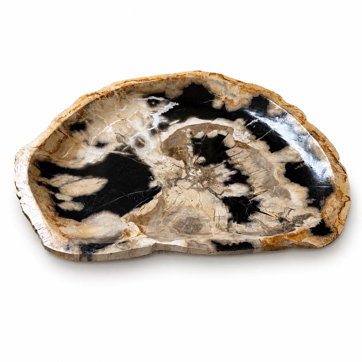 Natural Stone Serving Plate 13"