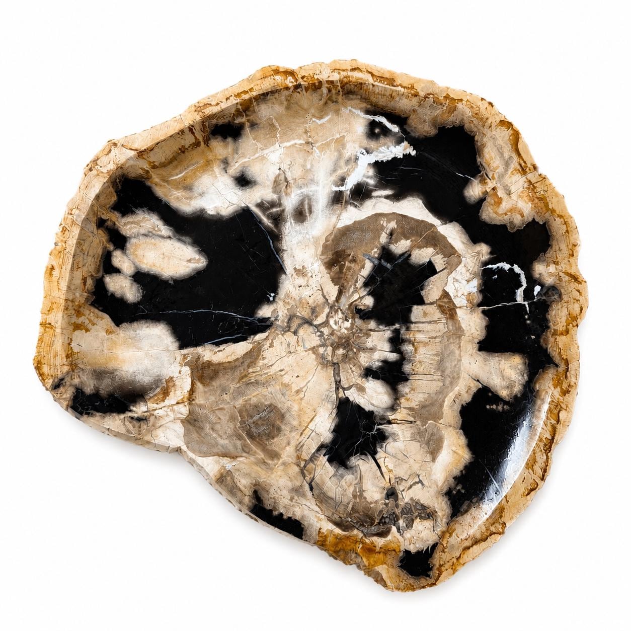 Natural Stone Serving Plate 13"