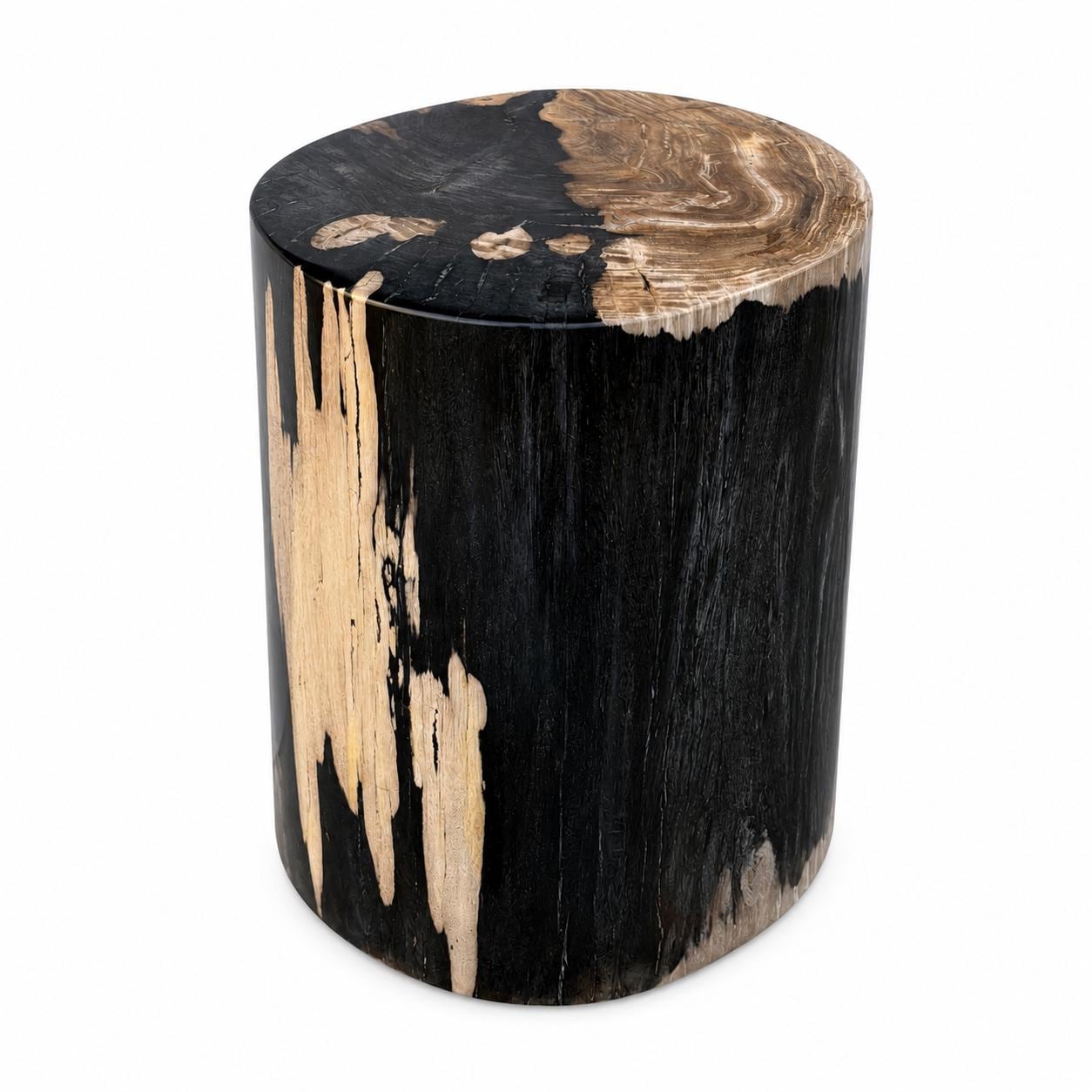 Petrified Wood Stool 18"