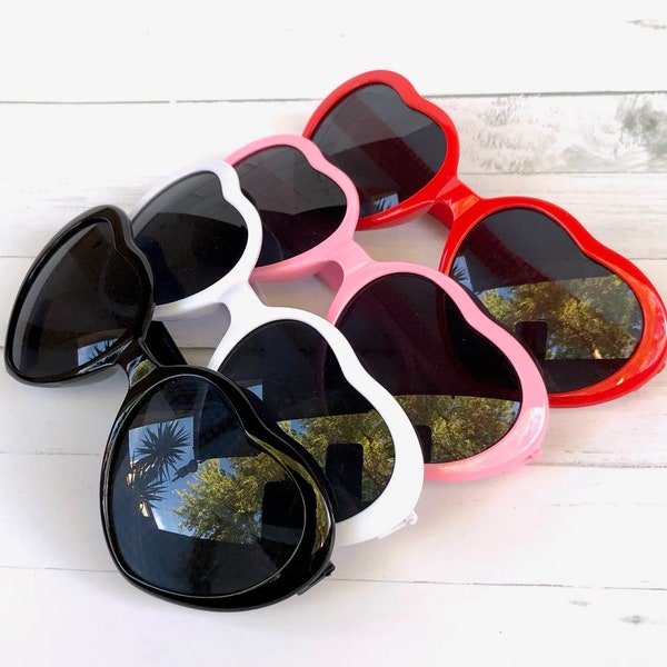 Heart Effects Diffraction Sunglasses, Festival Glasses, Rave, Trendy TikTok