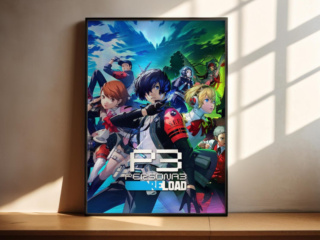 Persona 3 Reload Poster | Anime JRPG Game Art | Persona Wall Art ...