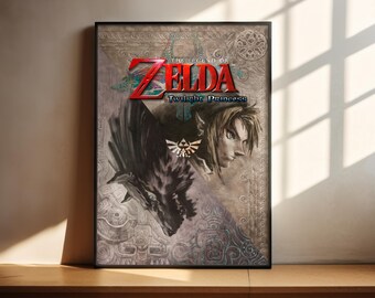 【超希少】ゼルダの伝説　トワイライトプリンセス　販促ポスターB2 超希少】ゼルダの伝説 トワイライトプリンセス 販促ポスターB2 超希少