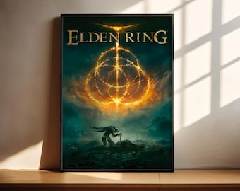 Elden Ring Poster | Video Game Wall Art | Gamer Wall Decor | Video Game Print Gift | Matte Poster #1