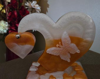 Resin Heart Design #3