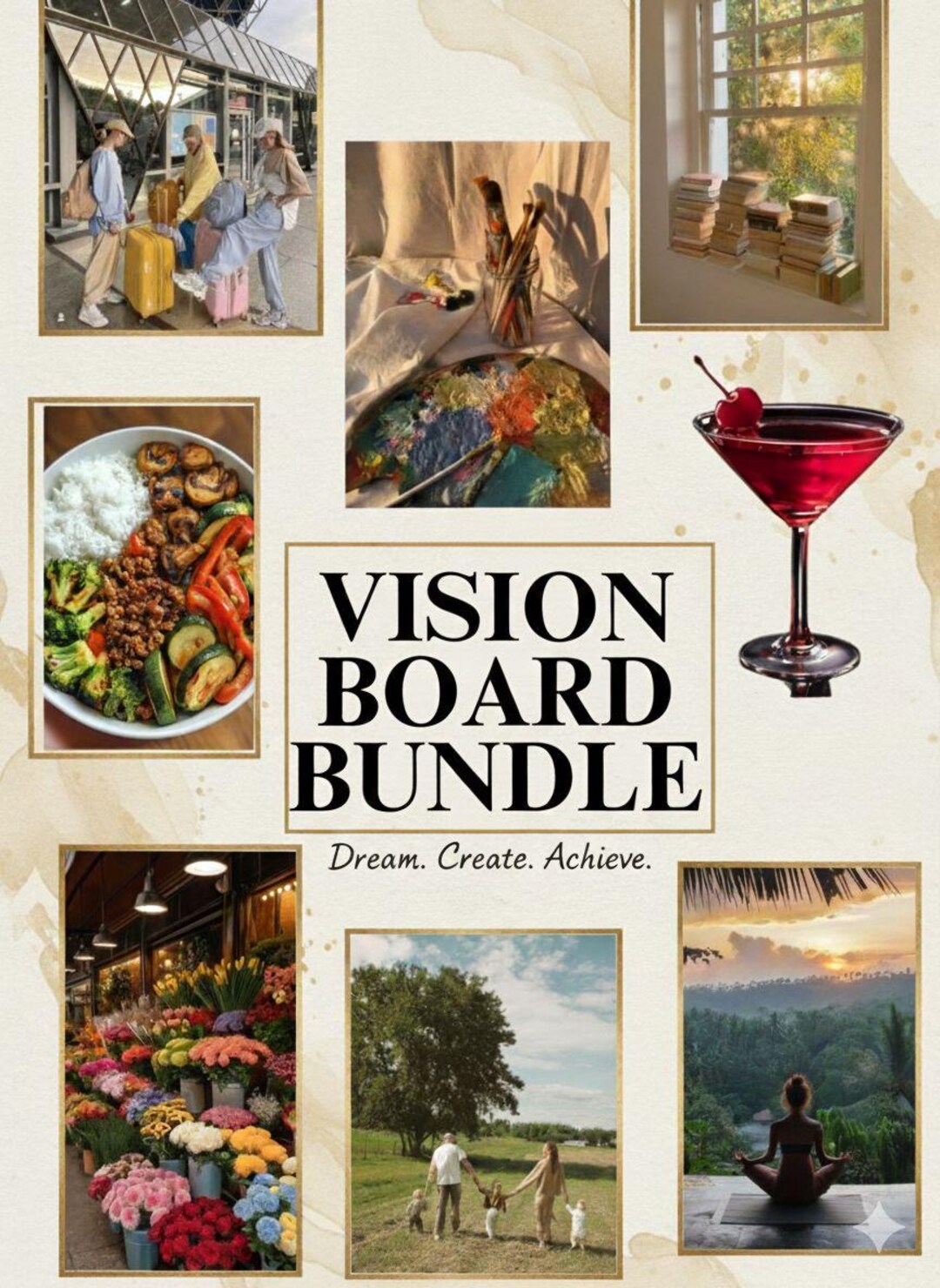 2026 Manifestation Board 200+ / A4 Printable Vision Board Kit / Dream ...
