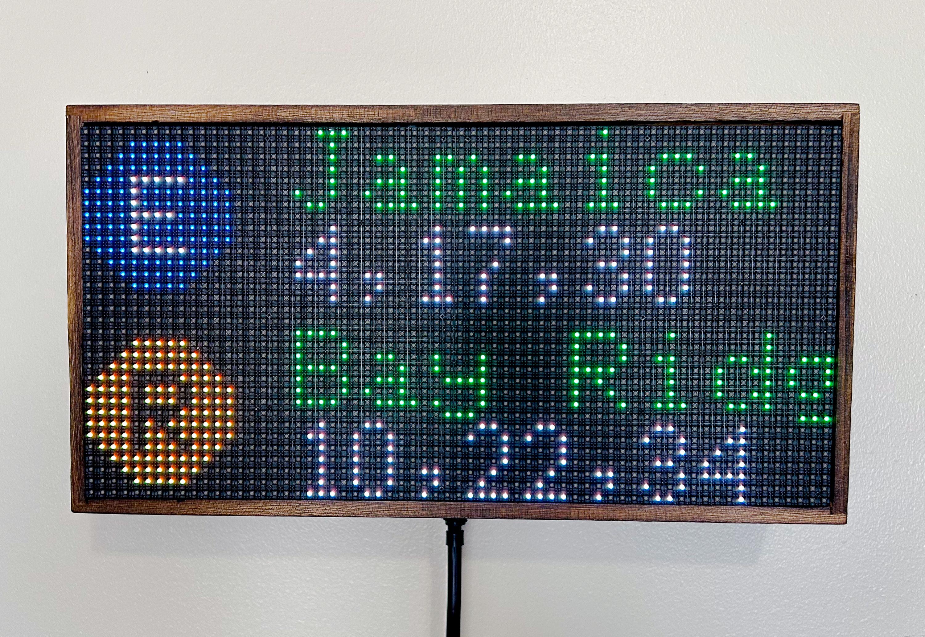 NYC Subway Countdown Clock, Wifi LED Display, Real-time MTA