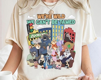 Zootopia 2 Shirt, Judy Hopps Nick Wilde Tee, We're Wild, Disneyland Trip Shirt