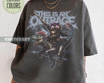 Camiseta vintage "Esto es un escándalo", regalos de la princesa Donut y Mongo, camiseta de Carl de Dungeon Crawler