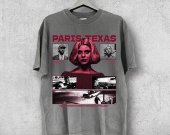 Paris Texas 1984 movie tee shirt, Wim Wenders t-shirt, 90s Unisex Graphic Tee