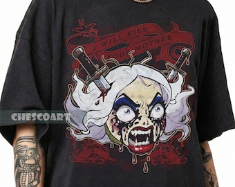 Samantha! Dungeon Crawler Carl-skjorta, prinsessmunk i komfortfärger, trendig t-shirt