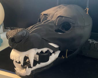 Máscara de hombre lobo realista/Crea la tuya propia/Impresión 3D realista y funcional