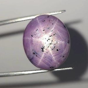 Natural Star Ruby  Cabochon 28.40 ct Pink Oval Untreated Loose Gemstone