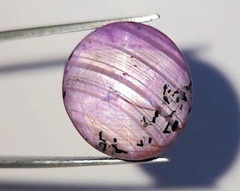 Natürlicher 41.10 Ct Stern Rubin Rosa Oval Cabochon Unbehandelter loser Edelstein
