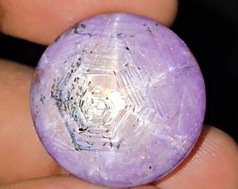 Natürliche 75,00 Ct Stern Rubin Cabochon lose Edelstein unbehandelt rosa rund