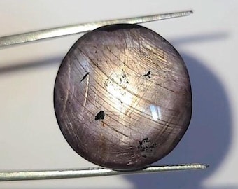 Natürliche 43,85 Ct Stern Saphir Lila Oval Unbehandelte Cabochon lose Edelstein