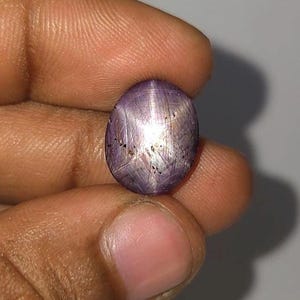 Natürlicher 12.30 Ct Sternrubin rosa Oval Cabochon Unbehandelter loser Edelstein