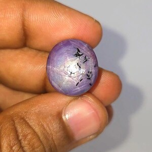 Natural 38.85 Ct Star Ruby Pink Oval Cabochon Untreated Loose Gemstone