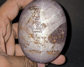 Enorme zafiro estrella natural de 2100,00 ct, cristal curativo de cabujón rosa
