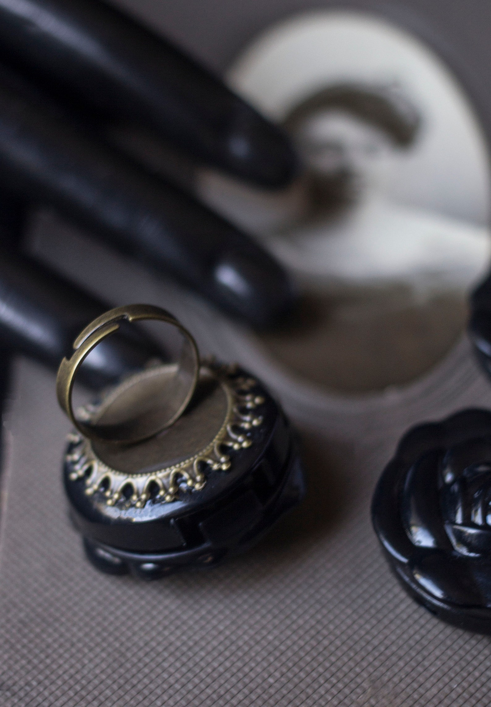 Solid Perfume Locket Ring Poison Rose Choose Your Scent Etsy