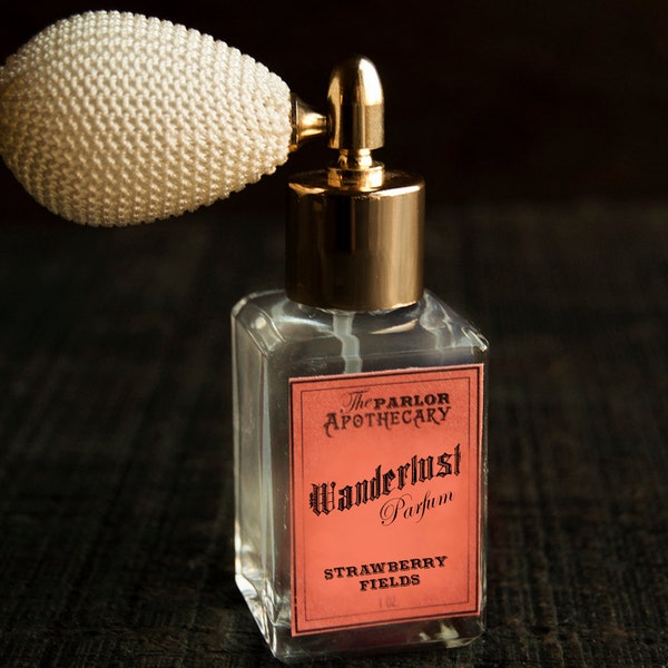 Wanderlust Parfum - Strawberry Fields Perfume - Atomizer Bottle -1 oz