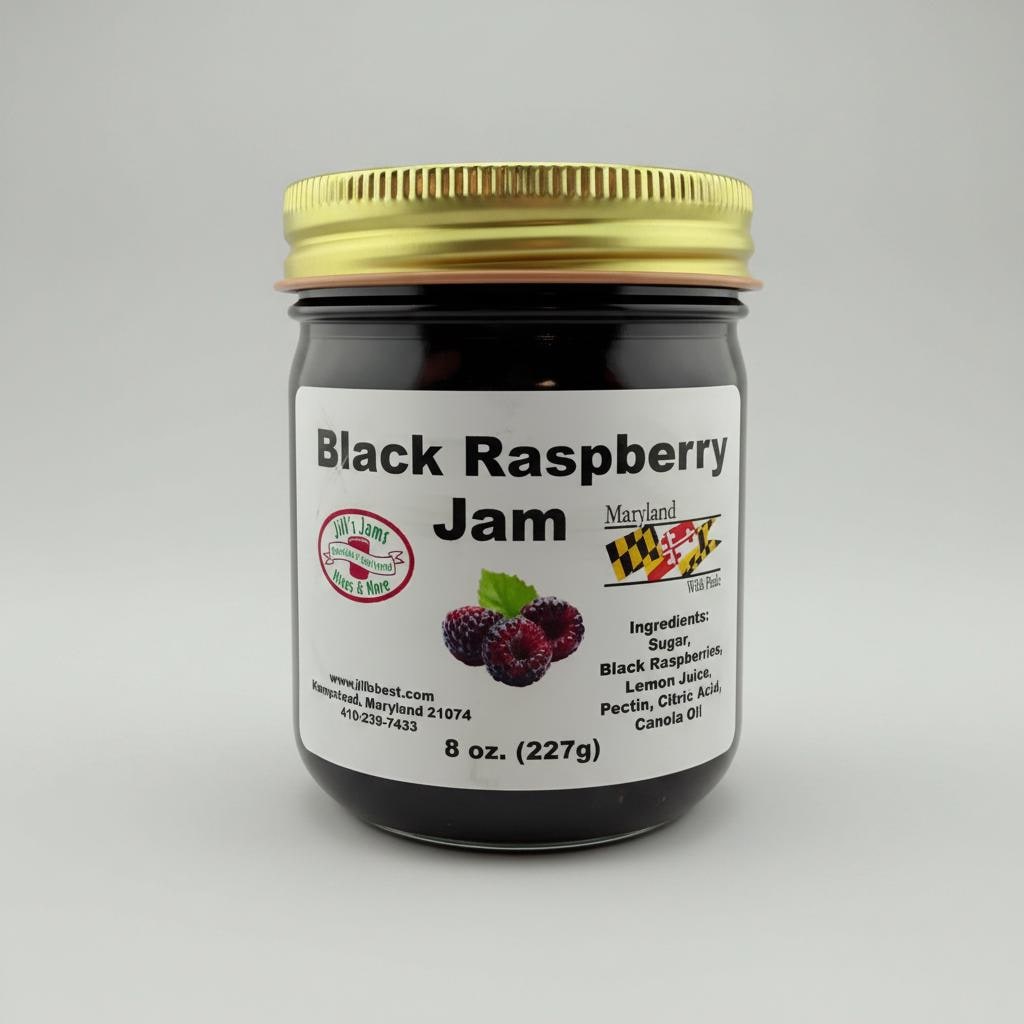 Amish Made Black Raspberry Jam – Small Batch Preserves, Simple ...