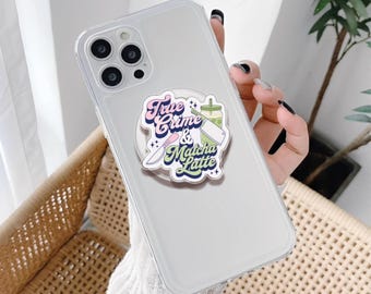 True Crime Acrylic Phone Grip, Girlie Coffee Magnetic Holder, Girly Bookworms Magsafe Griptok
