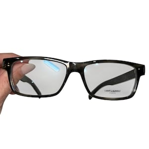Saint Laurent SL622 005 Eyeglasses Havana Crystal 56-16-145 Frames Only image 11