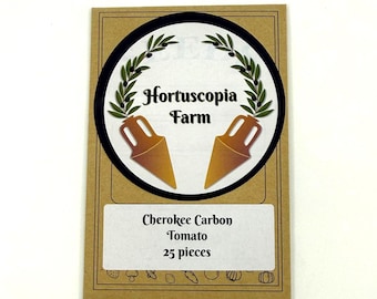 Semi di pomodoro Cherokee Carbon - 25 semi, non OGM, biologici