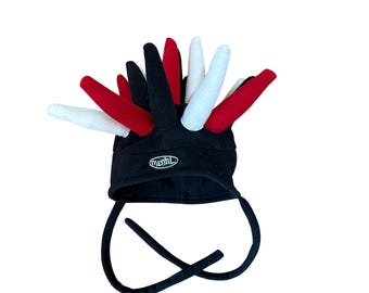 Gorra Mental Black Fleece Rasta Dread Spike Y2K de los 90, estilo streetwear vintage, talla única para adulto.