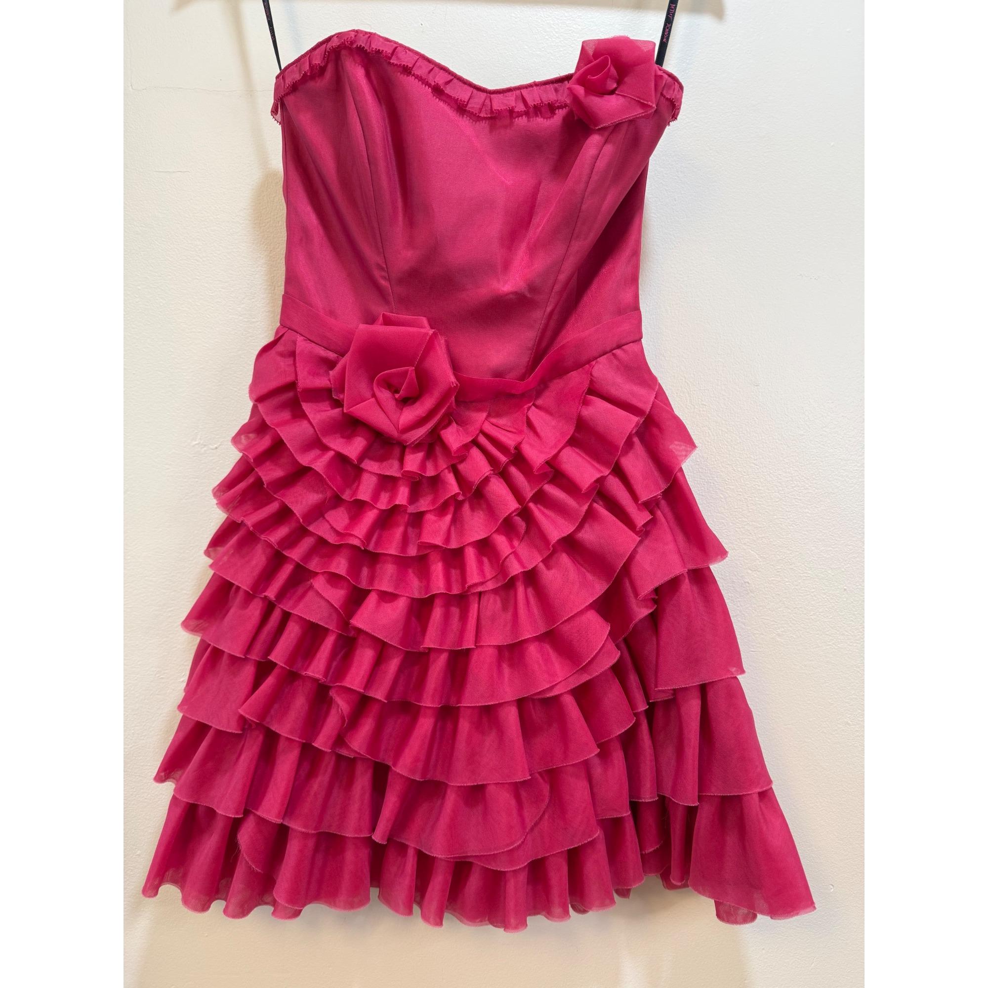 Betsey Johnson Pink Ruffle Dress - Etsy