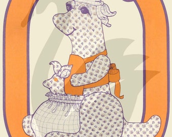 Reproduction 23" Kang-A-Rang & 7" Boom-A-Roo Toy Kangaroo Sewing Pattern