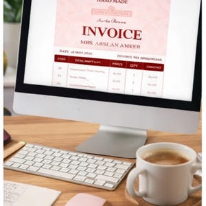 Fillable Invoice Template US Letter – Editable Canva Form (Printable, Instant Download)