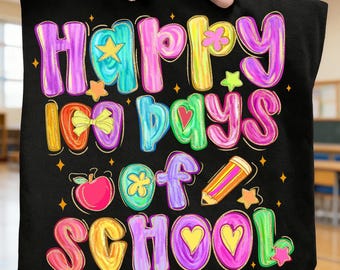 100th Day Of School Png, 100 Days Of School Png, 100 Days Of School Coquette Png Sublimation, Teacher Png, 100 Days Of School Kids Design