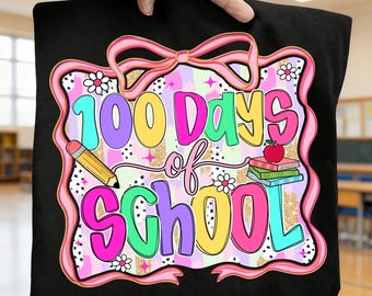 Lazo de 100 días de escuela (Png), coqueta de 100 días de escuela (Png), maestra (Png), diseño de niña de 100 días de escuela